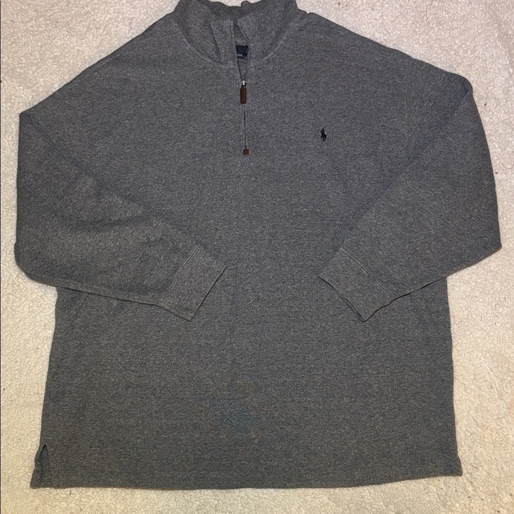 Polo by Ralph Lauren Gray 1/4 Zip Sweater 3XB